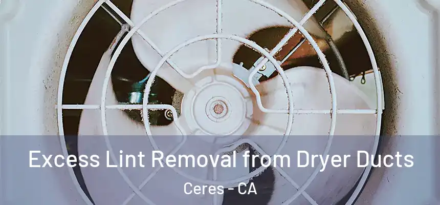 Excess Lint Removal from Dryer Ducts Ceres - CA
